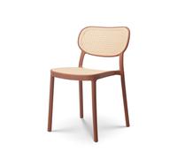 Kosmi Chaise de Salle à Manger Rouille Style Vintage