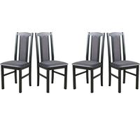 Chaise de salle à manger - Set 4x BOS 7 noir, kronos 22