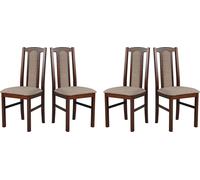 Chaise de salle à manger - Set 4x BOS 7 noyer, inari 23