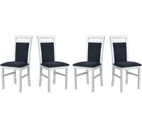 Chaise de salle à manger - Set 4x MILANO 5 blanc, hygge 96