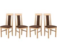 Chaise de salle à manger, set 4x "Nilo 2" , sonoma, soro 28,