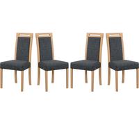 Chaise de salle à manger - Set 4x Roma 5, sonoma, hygge 96