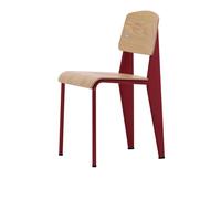 Chaise de Salle à Manger Standard Rouge Japonais/Chêne