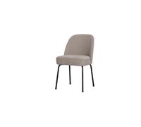 Chaise de salle à manger tissu tissé sable Vogue