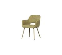 Chaise de salle à manger tissu tissé vert sauge Jenny