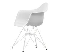 Chaise de Salle à Manger Vitra Eames Plastic RE DAR en Coton Blanc/ Blanc