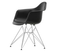 Chaise de Salle à Manger Vitra Eames Plastic RE DAR Noir Profond/ Chrome