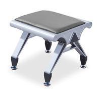 Chaise de salle d'attente commerciale, banc simple avec coussin en polyuréthane, 40,6 cm de hauteur pour bureaux, hôpitaux, aéroports, solution d'assise durable et confortable