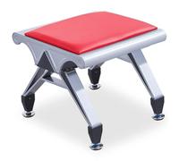 Chaise de salle d'attente en cuir - Banc de réception en acier - Pour bureau, aéroport, banque, hôpital, école - Meuble confortable pour le hall