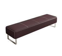 Chaise de salle d'attente en similicuir - Banc de réception élégant pour bureau, aéroport, clinique, hôpital, salon - Solution d'assise durable