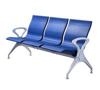 Chaise De Salle D'attente Trois Places,Banc For La Zone D'entrée,Convient Aux Halls D'entrée,Cliniques,Bureaux,Hôpitaux,Cabinets Médicaux,Salons Et Salles D'attente(Blue)
