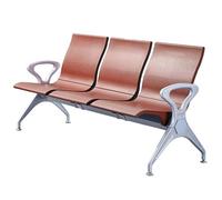 Chaise De Salle D'attente Trois Places,Banc For La Zone D'entrée,Convient Aux Halls D'entrée,Cliniques,Bureaux,Hôpitaux,Cabinets Médicaux,Salons Et Salles D'attente(Brown)