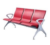 Chaise De Salle D'attente Trois Places,Banc For La Zone D'entrée,Convient Aux Halls D'entrée,Cliniques,Bureaux,Hôpitaux,Cabinets Médicaux,Salons Et Salles D'attente(Red)