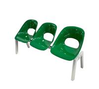 Chaise de salle d'attente verte confortable - Chaises de couloir et bancs pour cliniques, aéroports, banques, salons et écoles (419,1 x 165,1 cm) - La solution d'assise idéale pour les invités