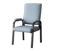 Chaise de salle de conférence ergonomique avec accoudoirs rembourrés et cadre en métal - Solution d'assise confortable pour bureau, salle d'attente et zones de réception