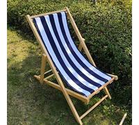 Chaise de salon, chaises de jardin Sun Lounger Chaise pliable de terrasse pliable plage Sun Lounger, Zero Gravity Wood Pliant Pliant Outdoor Siesta chaise Longue Balconie inclinable chaise (blanc