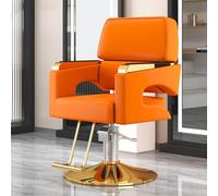 Chaise de salon hydraulique, pivotante à 360°, équipement de coiffage réglable pour barbiers professionnels et stylistes