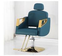 Chaise de salon inclinable avec appuie-tête amovible, chaise de barbier robuste avec cadre en acier de qualité supérieure, design confortable et élégant