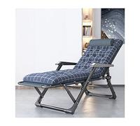 Chaise de salon inclinable zéro avec coussin amovible pour le remboursement de patio intérieur et extérieur inclinable accoudoir de massage pliant pour plage de la piscine de plage Cadre en acier