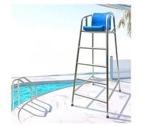 Chaise de sauvetage d'extérieur avec échelle de sauvetage, acier inoxydable 304 pour piscine, plage et quai de sécurité