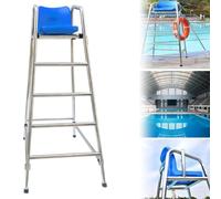 Chaise de sauvetage d'extérieur pour une meilleure sécurité au bord de la piscine, siège d'observation durable avec échelle sécurisée pour parcs aquatiques et piscines