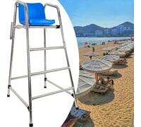 Chaise de sauvetage d'extérieur robuste en acier inoxydable pour une sécurité accrue dans les piscines, les plages et les lacs