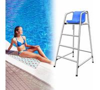 Chaise de sauvetage en acier inoxydable pour une meilleure sécurité de piscine, chaise longue d'observation durable pour lacs, plages et parcs aquatiques