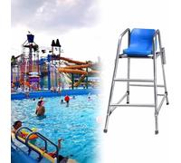 Chaise de sauvetage en acier inoxydable pour une meilleure sécurité de piscine, chaise longue d'observation durable pour lacs, plages et parcs aquatiques