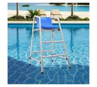 Chaise de sauvetage pour piscines et parcs aquatiques, tabouret échelle d'arbitre amovible, construction robuste, équipement de sécurité à haute capacité de charge pour sauveteurs