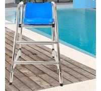 Chaise de sauvetage robuste pour piscine, plage et parc aquatique - Chaise de bar extérieure amovible, design haut pour une meilleure visibilité, convient pour les terrasses et les lacs