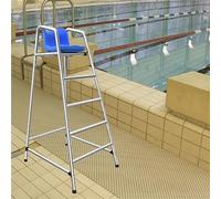 Chaise de sauvetage robuste pour piscines, parcs aquatiques et lacs, terrasse et siège de patio durable pour arbitres sportifs et surveillance de la sécurité