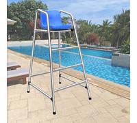 Chaise de sauveteur en acier inoxydable 304 - Chaise de piscine réglable avec crochet et siège - Chaise de piscine robuste pour une sécurité optimale - Montage facile, supporte jusqu'à 300 k