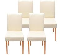 Chaise de séjour - Littau - Lot de 4 - Beige - Contemporain - Crème