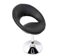 Chaise de séjour Palerme salle à manger simili-cuir ~ noir