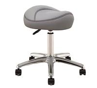 Chaise de Selle de Cuisine roulante avec Roues, Tabouret de Salon Robuste pour la Coiffure Beauté des Ongles, Tabouret pivotant de Selle de Spa médical de Dentiste