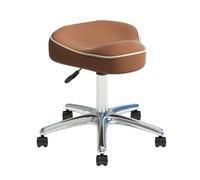 Chaise de selle ergonomique, tabouret de selle roulante, tabouret hydraulique réglable avec roulettes, convient pour les bureaux, les studios de maquillage, une utilisation intérieure et extérieure