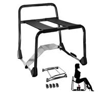 Chaise de sexe pliable - Grande aide pour les positions amoureuses avec poignée, banc de sexe portable et positionneur pour les couples, jeux SM et aventures érotiques, meuble d'amour robuste pour des