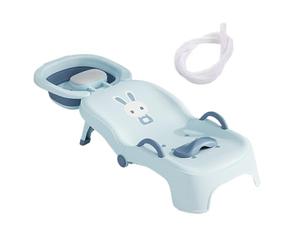 Chaise de shampooing pour - et à laver aux cheveux réglables pliables, soutien allongé avec base antidérapante | Shampooing confortable Salon salle bain inclinable Utilisation des toi