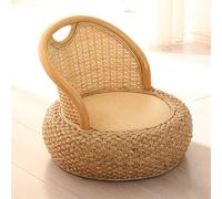 Chaise de sol avec dossier - Chaise d'appoint confortable pour le salon, solution d'assise polyvalente pour une décoration d'intérieur confortable, design ottoman bas élégant