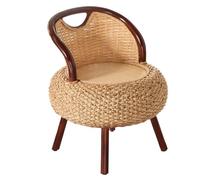 Chaise de sol avec dossier - Chaise d'appoint confortable pour le salon, solution d'assise polyvalente pour une décoration d'intérieur confortable, design ottoman bas élégant