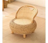 Chaise de sol avec dossier - Chaise d'appoint confortable pour le salon, solution d'assise polyvalente pour une décoration d'intérieur confortable, design ottoman bas élégant