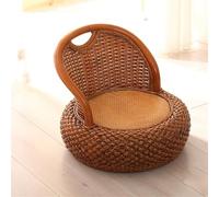 Chaise de sol avec dossier - Chaise d'appoint confortable pour le salon, solution d'assise polyvalente pour une décoration d'intérieur confortable, design ottoman bas élégant