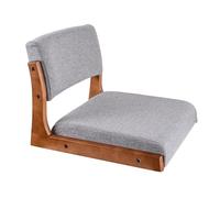 Chaise de sol avec dossier - Design ergonomique pour la méditation, le salon et le confort d'assise en baie vitrée