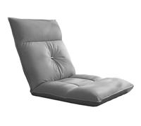 Chaise de sol avec dossier et réglage à plusieurs niveaux, pas de montage nécessaire, coussin en latex pour un confort ultime, idéal pour la lecture, les jeux et la méditation