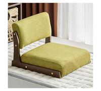 Chaise de sol avec soutien dorsal Chaise De Sol Pliante Portable, Chaises De Méditation Ergonomiques Avec Support Dorsal, Sièges De Lit Confortables Sans Jambes Pour Lire, Jouer, Méditer(Green)