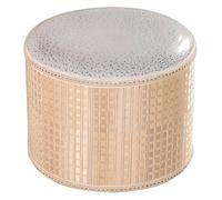 Chaise de sol en bambou tissé avec dossier, siège de méditation tatami fait à la main pour salon, chambre à coucher et terrasse confort