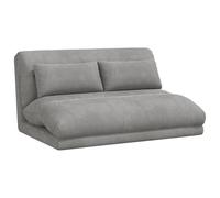Chaise de sol en velours gris clair 110 x 82 x 55 cm, dossier réglable, pliable et rembourré, chaise de sol ergonomique pour lecture, yoga, bureau et jeu