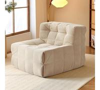 Chaise de sol ergonomique, canapé paresseux sans cadre avec housse lavable pour lire, jouer et se détendre