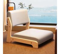 Chaise de Sol Japonais avec Dossier, Chauffeuse Confortable for Lire, Méditer, dans Un Salon, sur Un Balcon Ou Un Coin Détente