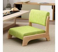 Chaise de Sol Japonais avec Dossier, Fauteuil de Méditation Portable, Canapé Relax for Salon, Chambre Ou Coin Lecture Près d'une Fenêtre en Baie